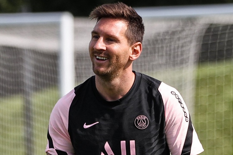 Lionel Messi volvió a los entrenamientos con el PSG 