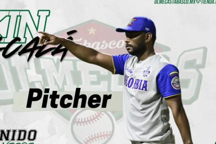 Elkin Alcalá es refuerzo de los Olmecas