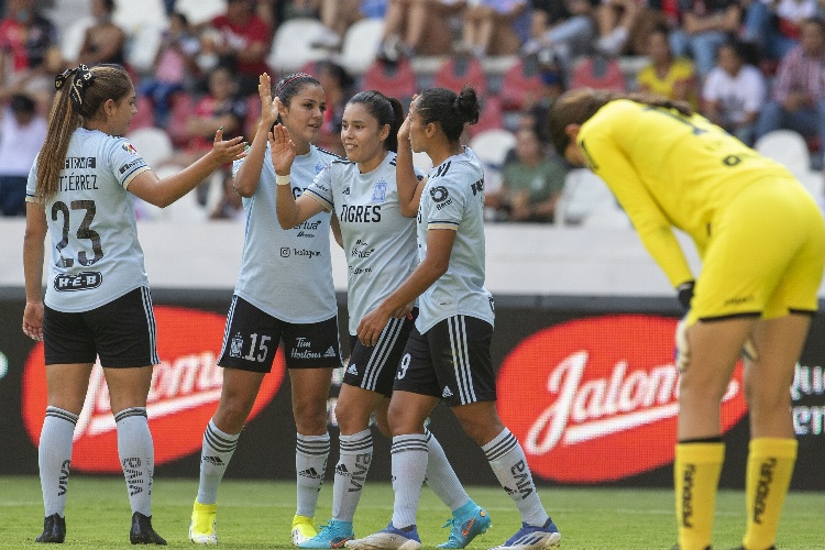 Tigres le da un 'baile' al Atlas y se acerca a semis de Liga MX Femenil