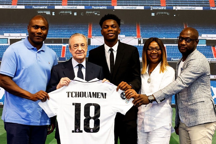 Tchouaméni es presentado como jugador del Real Madrid 