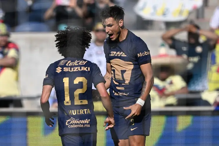 Pumas domina al América en amistoso