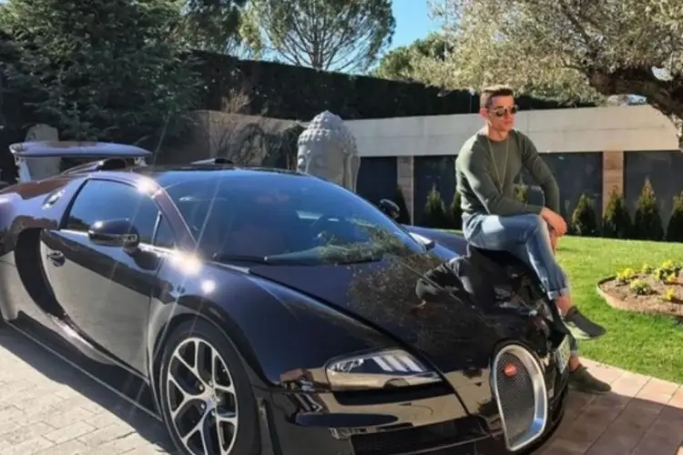 Así quedó el auto de Cristiano que chocó su empleado (FOTO)