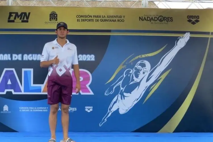 Veracruzano orgulloso del Bronce en Aguas Abiertas