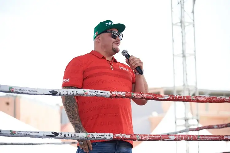 Andy Ruiz y el 'Canelo' se dieron un tiempo...