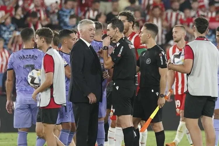 Ancelotti reconoce dificultad para vencer al Almería
