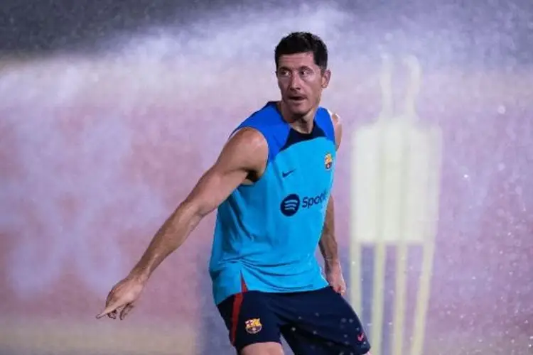 Asaltan a Lewandowski en Barcelona