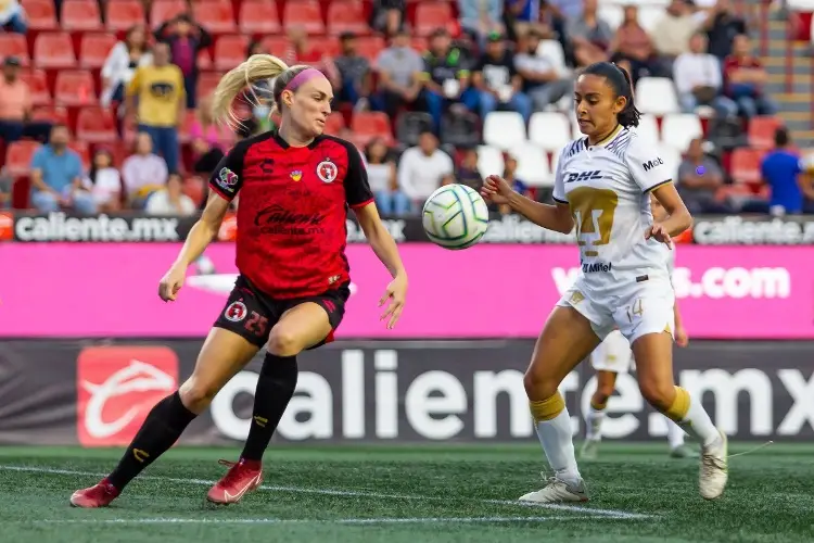 Xolos golea a Pumas en Liga MX Femenil