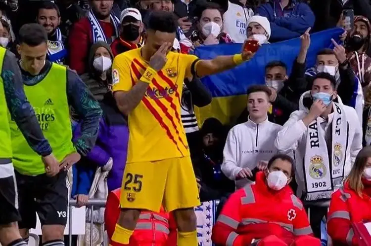 Aubameyang se despide del Barcelona