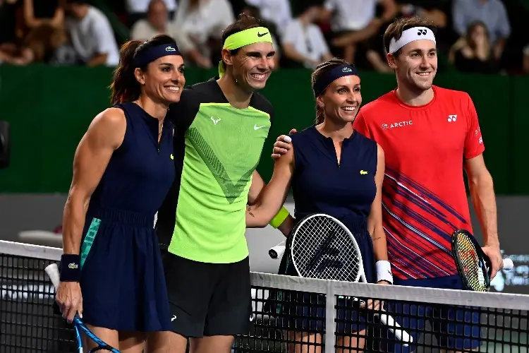 Nadal y Ruud se enfrentan en juego de exhibición