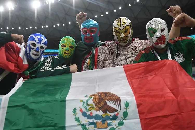 Bronca entre aficionados previo al México vs Arabia (VIDEO)