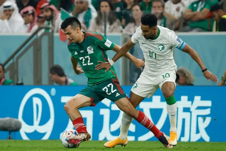 México y Arabia empatan al medio tiempo y quedarían eliminados del Mundial