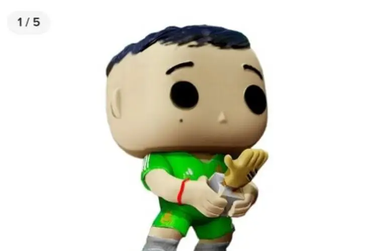 ¡A la venta un funko del 'Dibu' Martínez y su celebración! (FOTO)