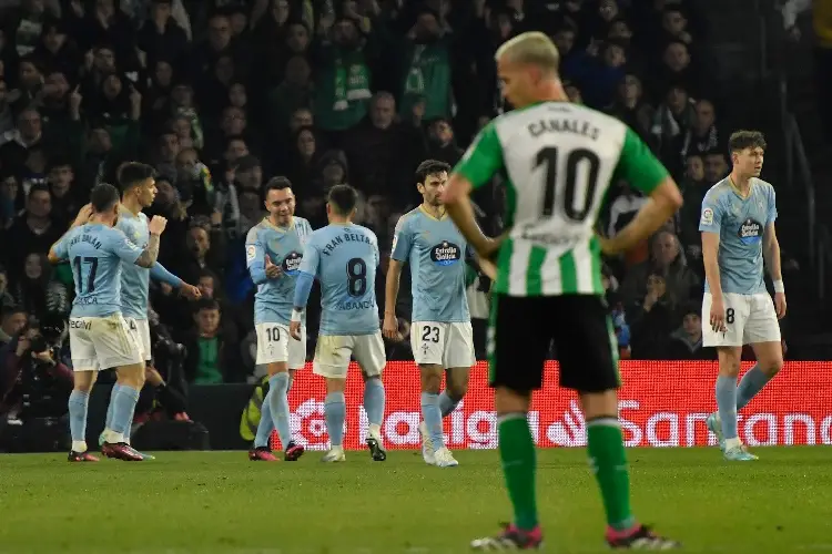 Celta golpea al Betis y los aleja de la Champions