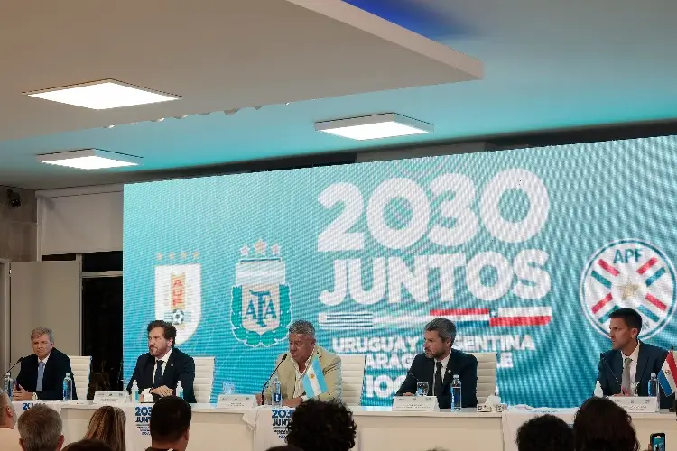Sudamérica resalta la 'pasión' para ser sede del Mundial 2030