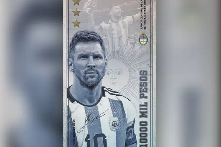 Argentina y el billete de Messi ¿Cuánto vale en México?