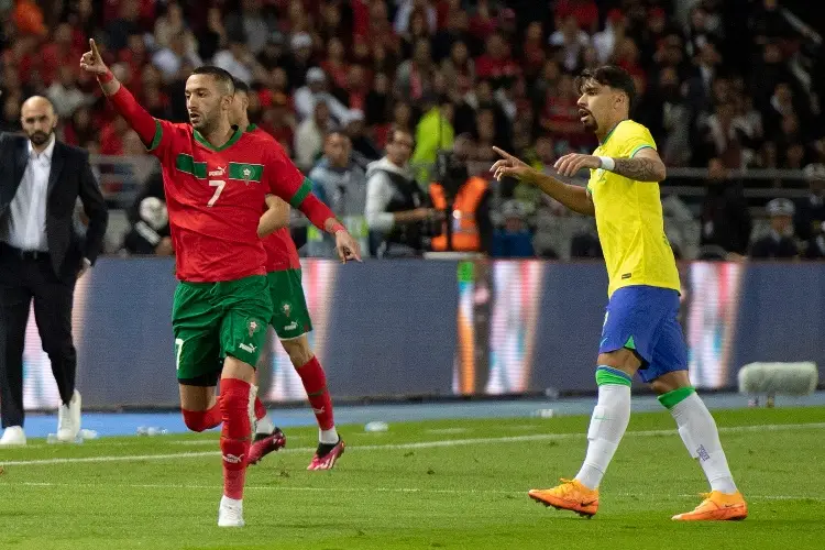 Marruecos en plan grande vence a Brasil