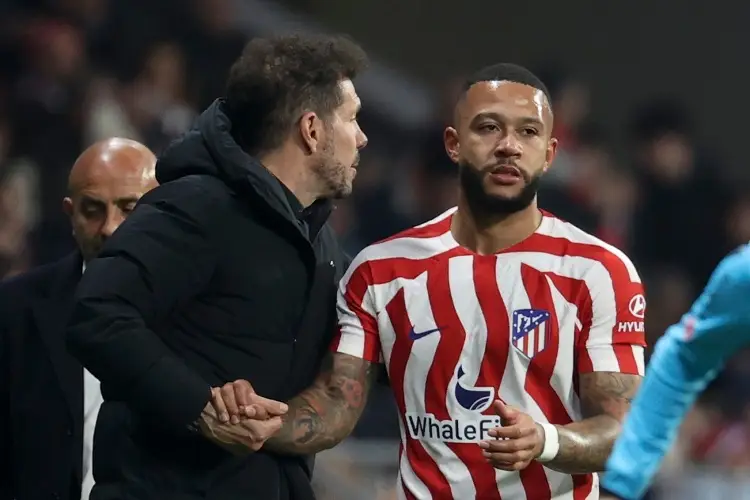 Atlético de Madrid pierde a Memphis Depay