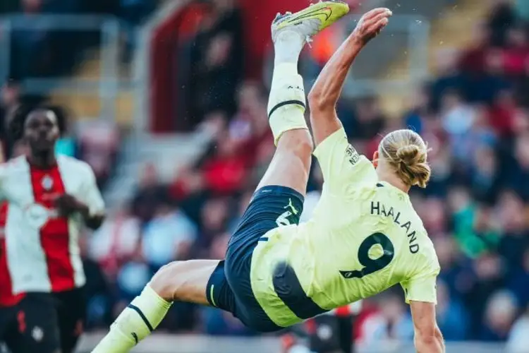 Haaland llega a 200 goles oficiales, este uno de los más bellos (VIDEO)