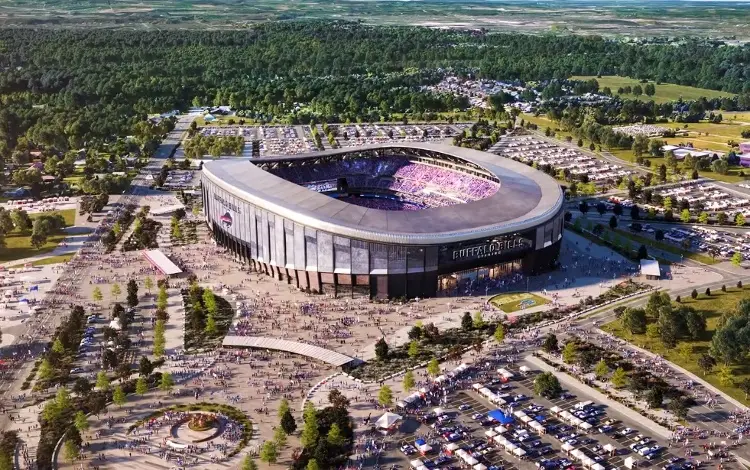 NFL: Los Bills inician la construcción de su nuevo y colosal estadio (VIDEO)