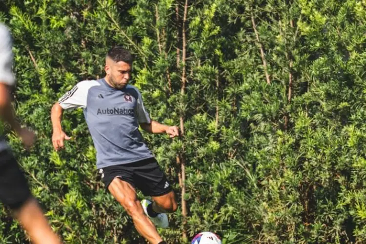 Jordi Alba listo y ya entrenó con el Inter de Miami