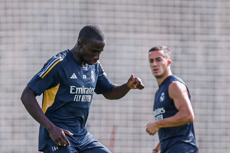 Mendy regresa a entrenar con el Real Madrid 