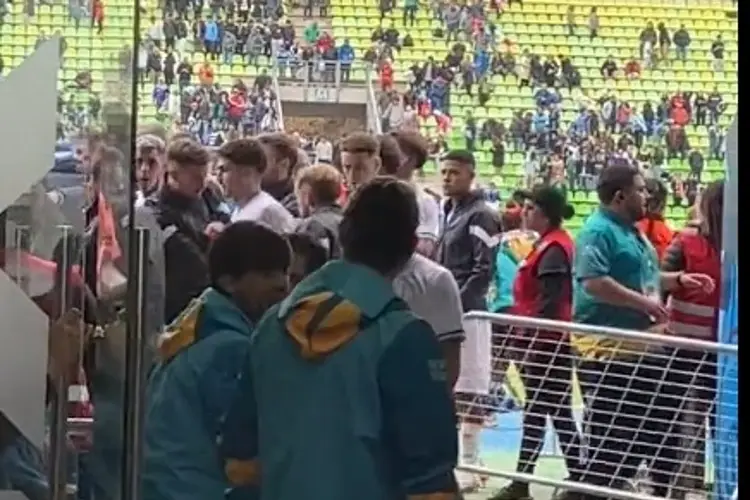 ¡Con golpes! Así terminó el México vs Uruguay en Panamericanos (VIDEO)