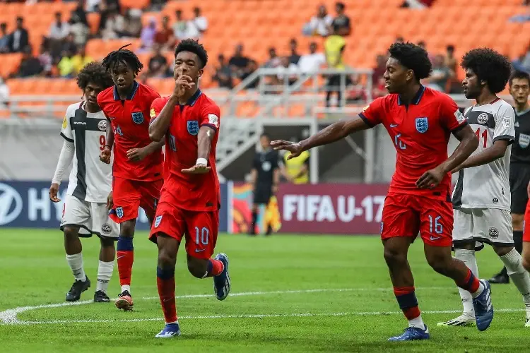 Inglaterra propina goleada de escándalo en el Mundial Sub 17