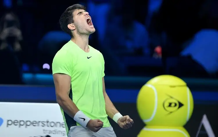 Alcaraz se queda cerca de Djokovic en 2023