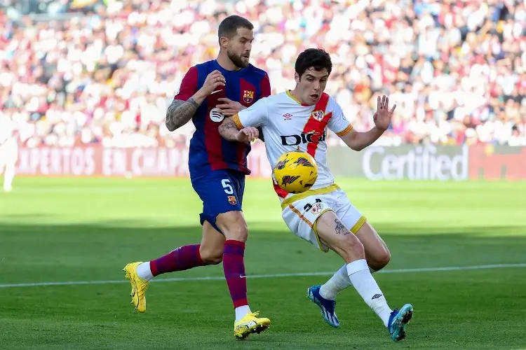 ¡Sufren! Barcelona rescata empate ante Rayo Vallecano