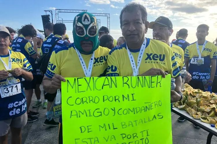 Le dedica la Carrera de la U a su amigo que sufre una grave enfermedad