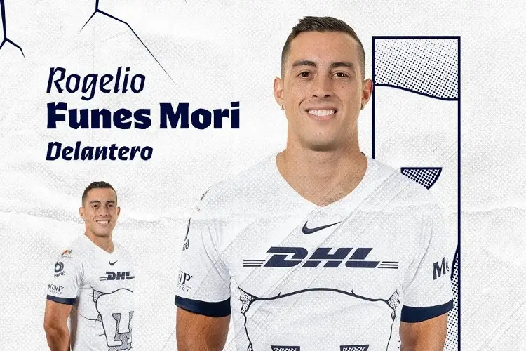 Pumas hace oficial llegada de Funes Mori