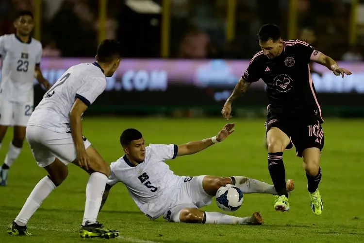 Messi y el Inter Miami no pueden contra la Selección de El Salvador