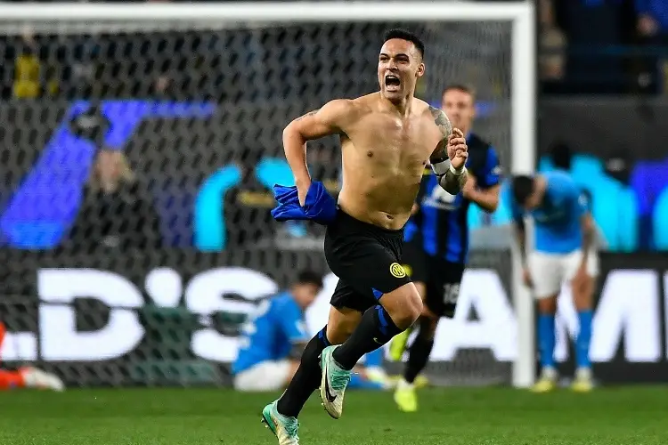 Inter de Milán es campeón de la Supercopa gracias a Lautaro 