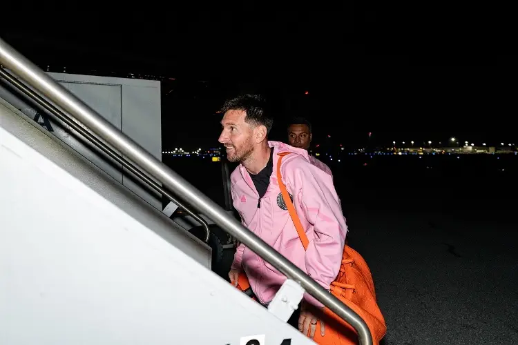 Messi llega a Arabia para enfrentarse a Cristiano