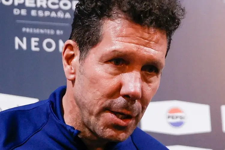 Simeone inquieto por los horarios de los partidos