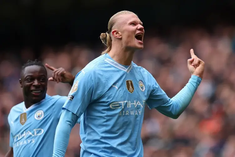 Haaland le da el liderato de la Premier League al Manchester City 