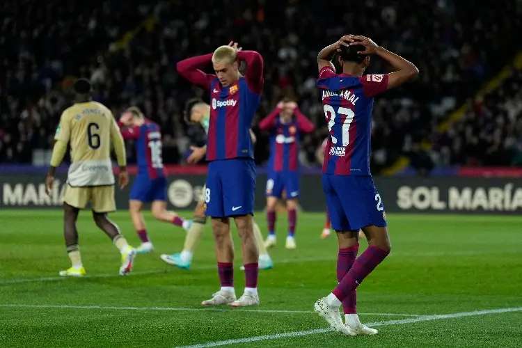 Barcelona sufre de más ante uno de los peores equipos de La Liga