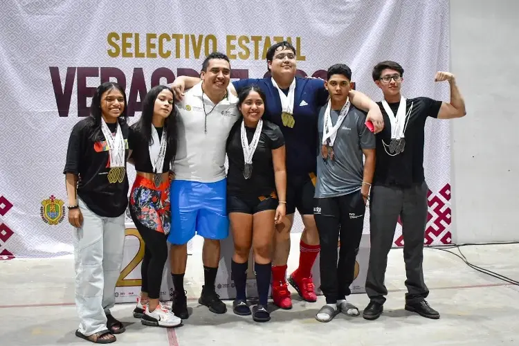 Queda conformada la selección de pesas que representará a Veracruz en Macroregionales