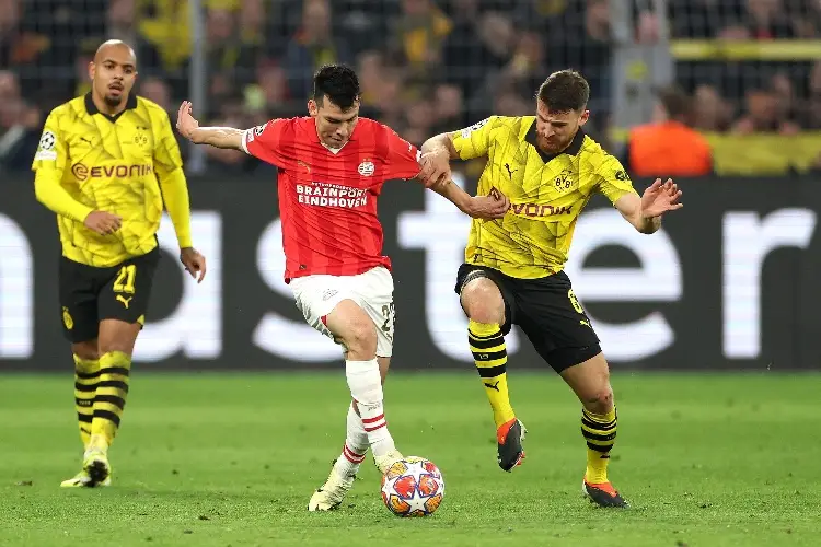 Dortmund elimina al PSV del 'Chucky' Lozano