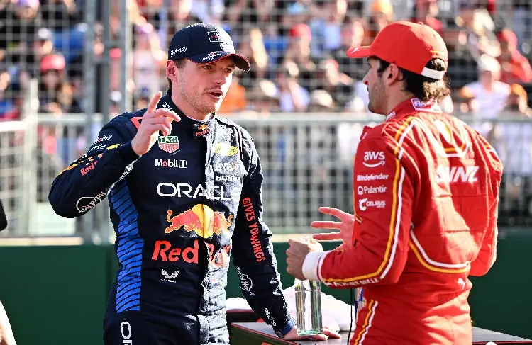 Lo que dijo Verstappen luego del incendio de su auto