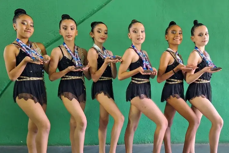 Gimnastas de Club de Oro brillan en la Copa Yucatán 2024