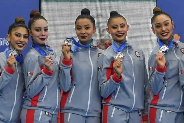 Veracruzana Kimberly Salazar y el equipo mexicano de Gimnasia Rítmica van a la Final en Copa del Mundo