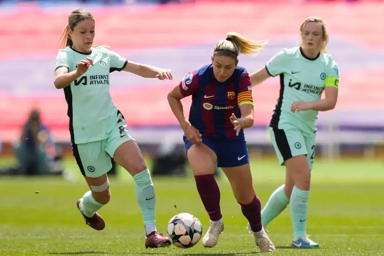 Chelsea le pega a Barcelona en las Semifinales de la Champions League Femenil 