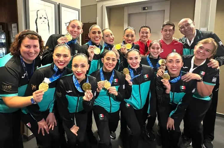 ¡Histórico! México conquista París y gana medalla de oro en Copa del Mundo de Natación Artística