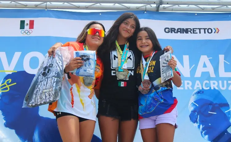 Califican veracruzanos al Mundial de Aguas Abiertas en Italia