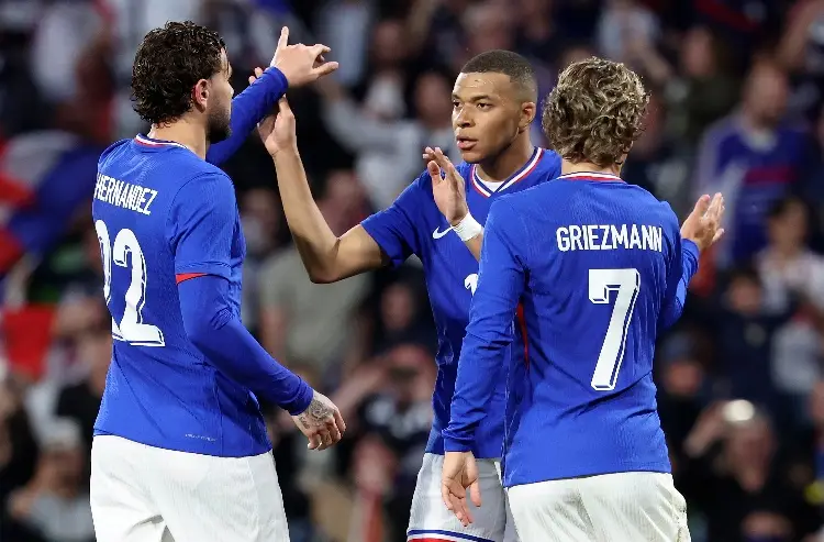 Mbappé lidera goleada de Francia sobre la débil Luxemburgo