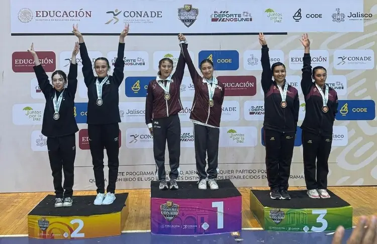 Gran inicio para Veracruz en Gimnasia de trampolín en Nacionales Conade 2024