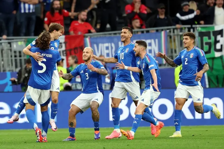 Italia se repone al gol más rápido de la historia y le pega a Albania en la Eurocopa 