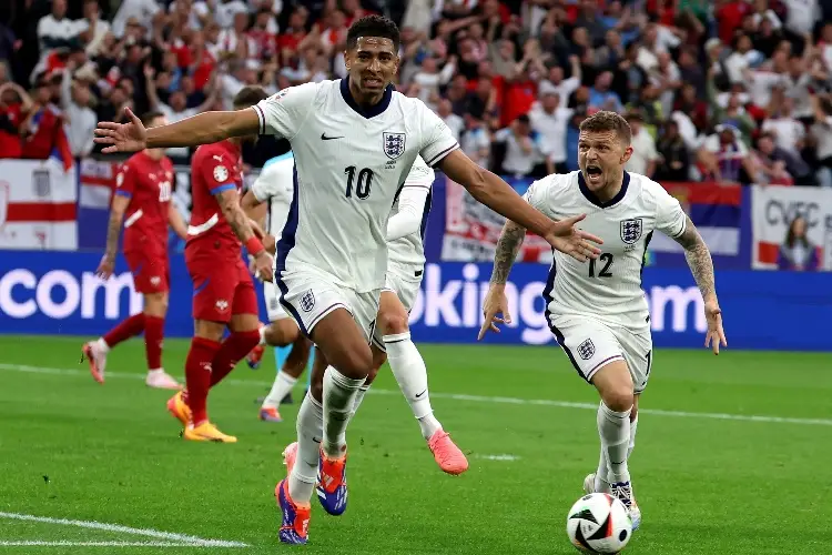 Bellingham le da primer triunfo a Inglaterra en la Euro 2024