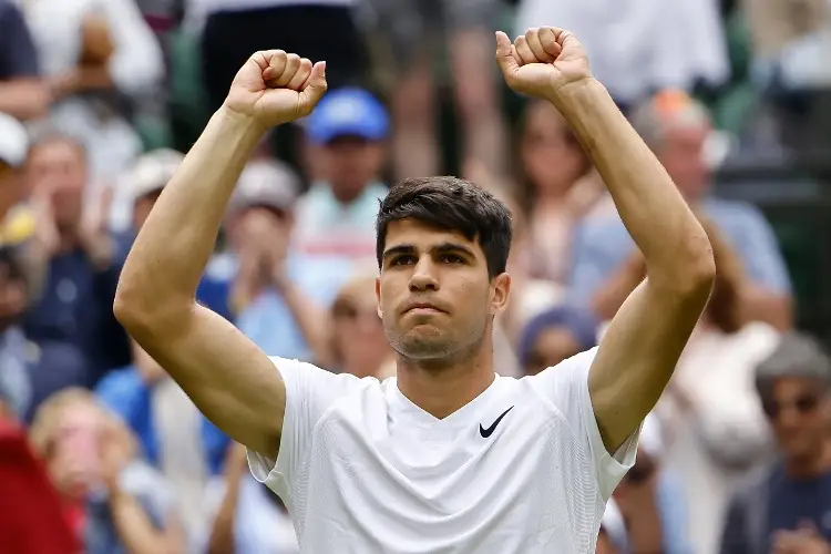 Carlos Alcaraz admite que se pone nervioso al jugar en Wimbledon 